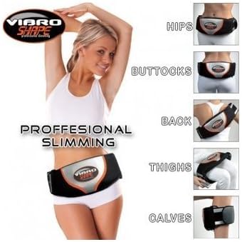 EZ Vibro Shape Belt – Ultimate Abs and Total Body Workout – Tones and Slims Ab Muscles and More (Green Model)