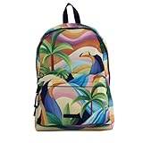 Mochila Farm Xodó Universitaria Terra Surrealis Original (Multicolor)