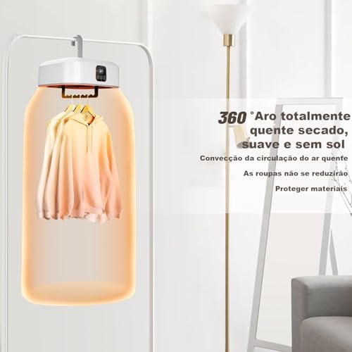 Secador de roupas, Mini Secador para Roupas, Secadora de Roupas, Secador, Secador Portatil, com Funç