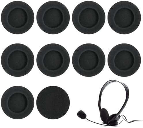 10X Mousse Coussinets Oreillettes, Coussinets en Mousse pour Écou...