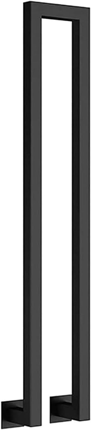 Main courante d'escalier design en U noire texturée haute résistance