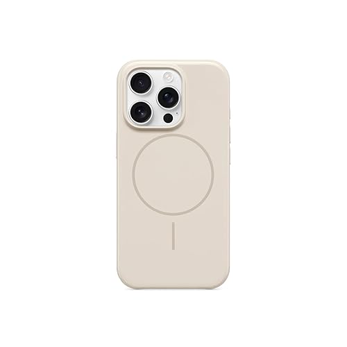 Beats Custodia per iPhone 16 Pro – Custodia protettiva MagSafe, resistente ai graffi, sottile, fodera in microfibra – Pietra naturale