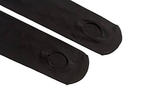 7D14 Black Convertible Dance Tights - Large Child2