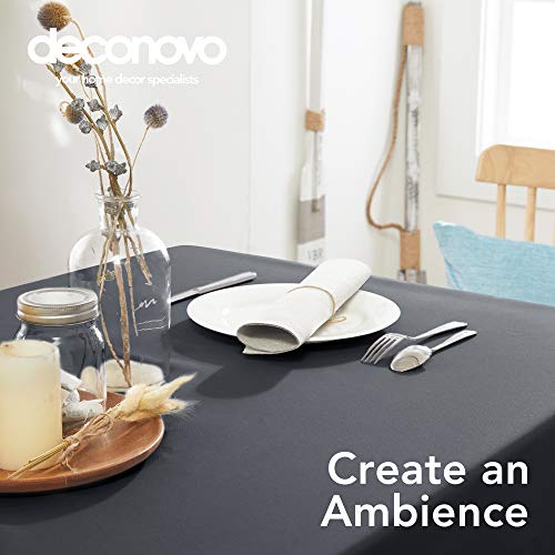 Deconovo Tovaglia Impermeabile Rettangolare in