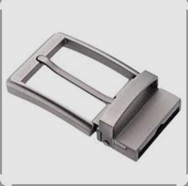 Metal Belt Buckle, 360° Reversible, Nickel-Free Clamp Design, Fits 32-35mm Width Belt Strap, Unisex-image-36
