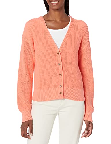 Image of Velvet by Graham & Spencer Womens Solange Textured Cotton Cardigan Sweater