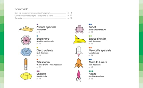 Spazio In Origami. Con 100 Fogli Di Carta Per Origami. Con Video Tutorial - 2