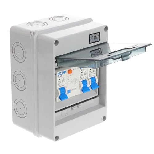 Disjoncteur miniature étanche 5 voies protection différentielle nylon IP54
