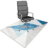 YEXEXINM 36"X48" Office Chair Mat for Hardwood Floor, Anti-Slip Desk Chair Mat, Chair Rugs Floor Pro