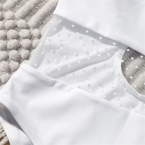 Girls' One-Piece Swimsuit with UPF 50+ Sun Protection Quick Drying Solid Color Suit Beach Swimwear Bathing Suit4