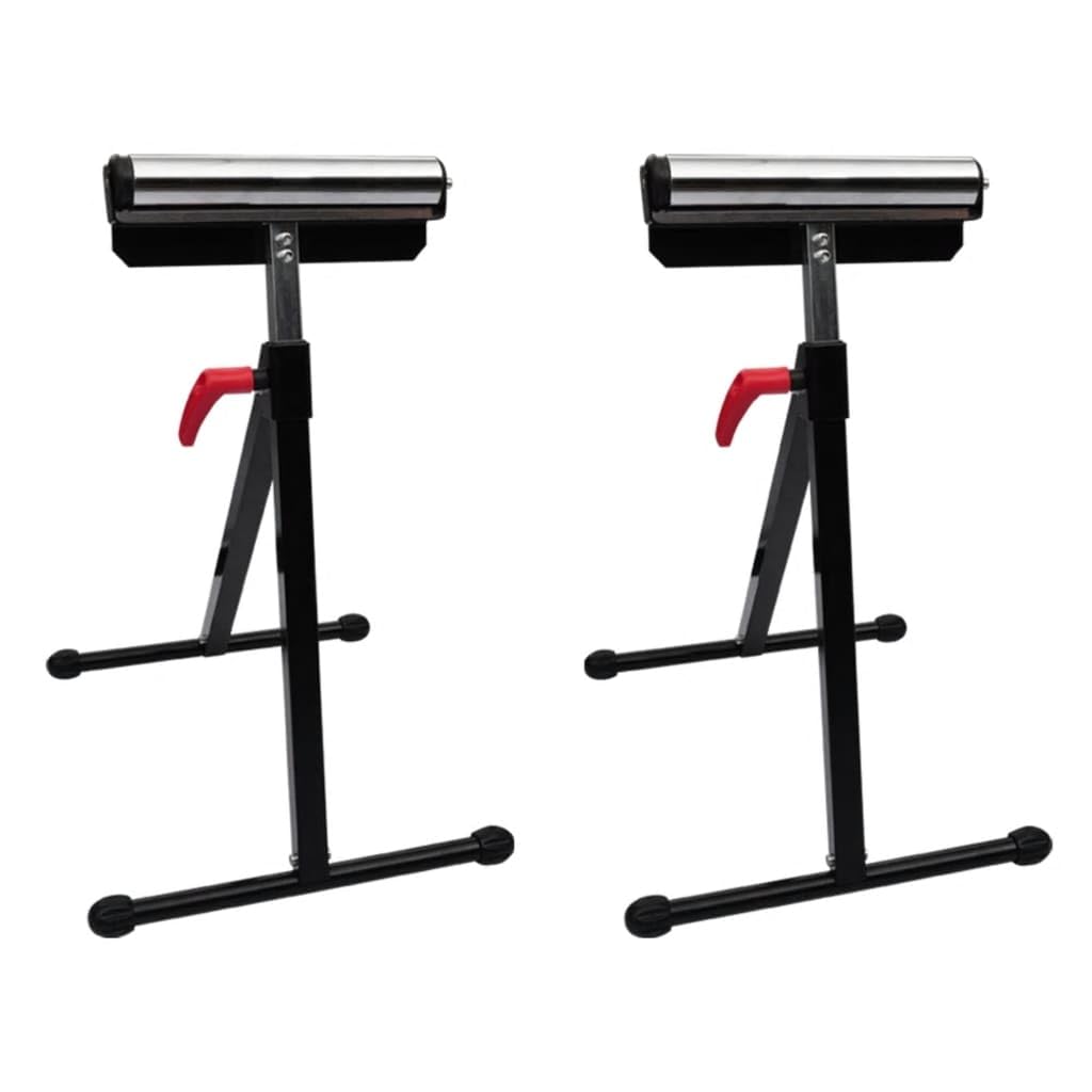 Home Outdoor OtrosJuego de 2 soportes de rodillos ajustables