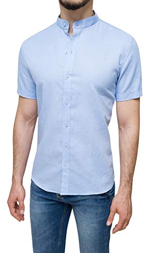 Chemise en lin homme contre la chaleur estivale confort manches courtes