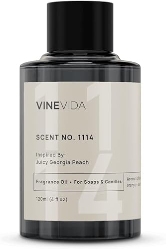 Miniatura 1078 de VINEVIDA [4 onzas] Aceite de fragancia de madera de teca de caoba para fabricación de velas y fabricación de jabón, aromas de velas prémium para