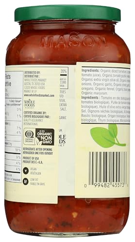Image of 365 by Whole Foods Market, Organic Italian Herb Pasta Sauce, 25 Ounce