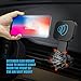 WixGear Magnetic Mount, Universal Air Vent Twist Hole Magnetic Phone Holder for Car, for All Cell Phones with Fast Swift-Snap Technology, Will Not Block Air Vent Flow - for Horizontal Vent