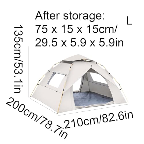 Carpa Automática Pop Up para Camping Exterior Grande miniatura 2