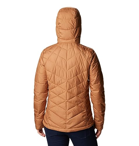Image of Columbia Women's Omni-Heat Reflective Heavenly Hooded Hiking & Trekking Down Standard Length Jacket