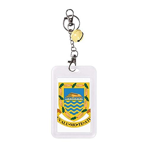 Badge carte de crédit Tuvalu protection jaune cloche contre le piratage