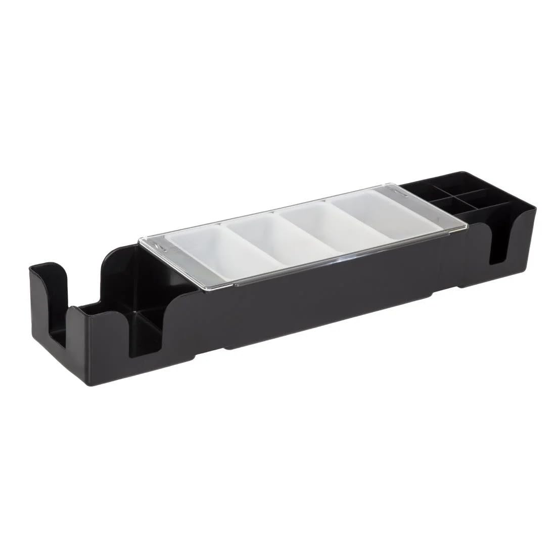 Beaumont - D871 Gewürz- und Serviettenspender, multifunktional, für Tisch, Küche, schwarz