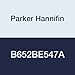 Parker Hannifin B662AB553A B6 Series 4 Way Air Control Valve, Double, 3 Position CE, Int. Port #1/Tapped M5, Flush Non-Locking, 15mm 3 Pin DIN 43650C, 120/110 VAC, 60/50 Hz, 3/8" NPT Inline Port