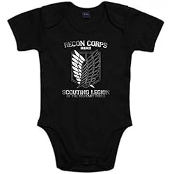 the Fan Tee Body de NIÑOS Titan Ataque a los Titanes Anime 3Meses