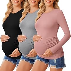 3pcs Black / Dirty Pink / Grey