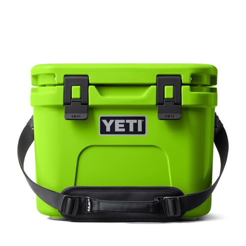 YETI Roadie 15 Hard Cooler with DoubleDuty Shoulder Strap, Venom