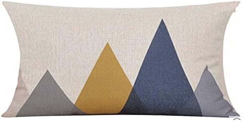 7 : Elephant Deer Mountains Cotton Linen Throw Pillow Case Cushion Cover Home Sofa Decorative (7)