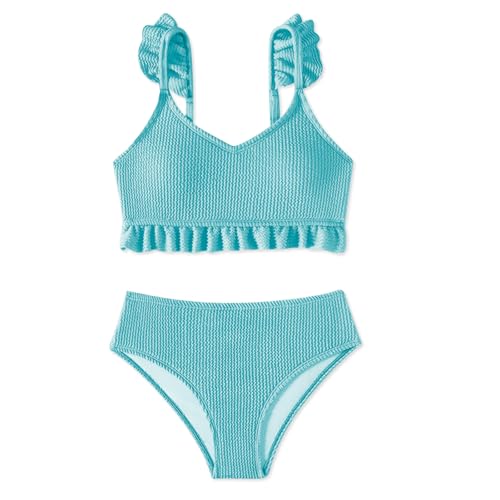 Girls Swimsuit, 2 Piece Bikini Bathing Swimwear 7-16Y