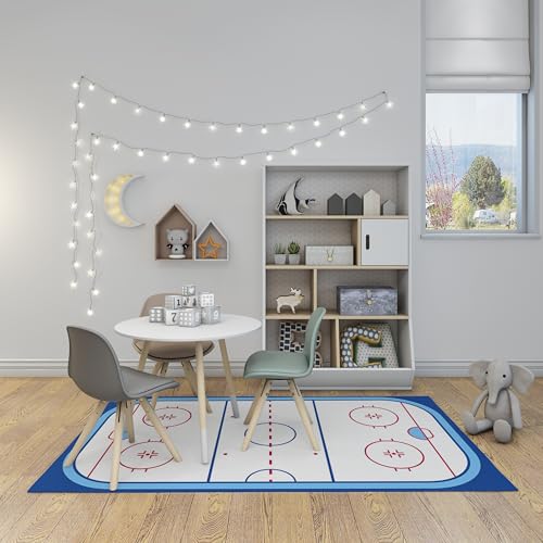 Tapete Área 2'x3' Hockey Hielo Antideslizante Suave miniatura 3