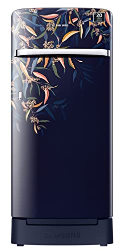 Image of Samsung 198 L 5 Star Digital Inverter Single Door Refrigerator Appliance (RR21A2H2WTU /HL, Base Stand with Drawer, Delight Indigo), Medium