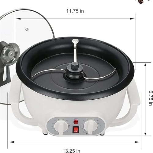 Tostadora de café eléctrica con temporizador 1.65 lb miniatura 5