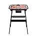Tristar Elektryczny grill stołowy i stojący - 38 x 22 cm powierzchnia grillowania, w zestawie ruszt do grillowania, regulowany poziom ogrzewania, 2000 W, BQ-2883