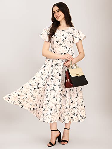 Image of QIQI Women's Crepe A-Line Maxi Casual Dress