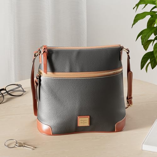 Dooney & Bourke Women's Crossbody in Pebble Grain Leather, Large Handbag with Adjustable Shoulder Strap2