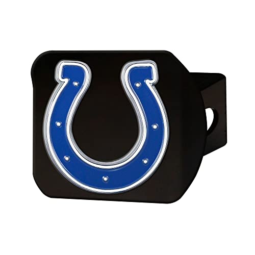 image for FANMATS - 22568 NFL Indianapolis Colts Metal Hitch Cover, Black, 2