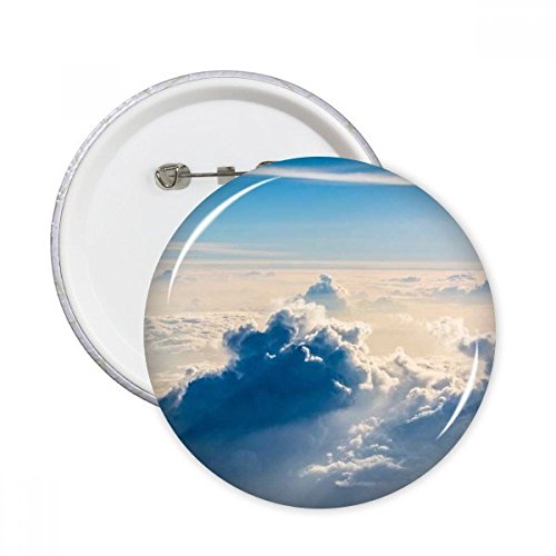 Pins badge bouton nuages soleil ciel bleu pour personnaliser vos vestes