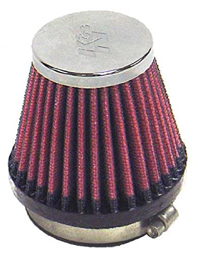 Filtre à air universel à clipser K&N diamètre 2-1/8 pouces pour moteur