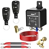 Top Post Remote Battery Disconnect Switch 12v 200A, Battery Cut Off Switch Upgrade Prevent Battery Drain, Easy Installation, Secure Protection for Cars etc.