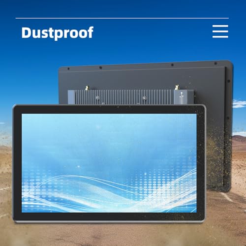 Image of YEYO 17.0 inch Industrial Computer Touch Screen 10 Point Touch Industrial Computer, Resolution 1024 * 768 450nit, RJ45*2 USB*4 com*2 HD*1 WiFi+BT(10610U 16+512)