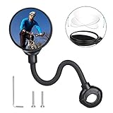 【Stabil und stoßfest】 Das aus Aluminium gefertigte Stützrohr mit schwarzer Kunststoffschale verbessert die Stabilität und lässt beim Radfahren auf holprigen Straßen nicht wackeln oder abprallen.