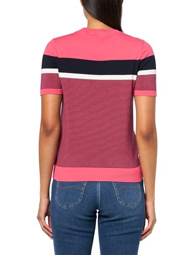 Image of Tommy Hilfiger Womens Short Sleeve Sweater