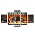 ZKPWLHS Stampe e Quadri su Tela 5 Pezzi Black Ops 4 Call Duty Gioco Poster Stampa HD Wall Art Life Room Decorazione Frameless Taglia A
