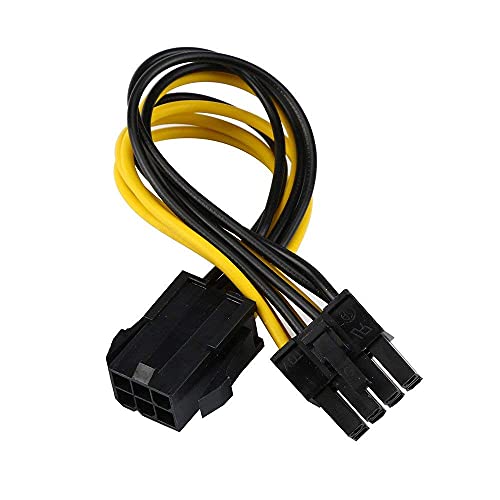 100本 電源変換ケーブル pcie 8PINメス→8PIN両端オス 6+8ピン