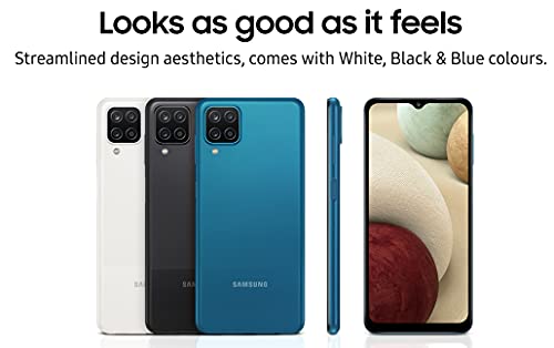 Image of Samsung Galaxy A12 (White,4GB RAM, 64GB Storage) with No Cost EMI /Additional Exchange Offers