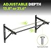 HANDBODE Pull Up Bar for Doorway and Wall Mount - Chin Up Bars for Home Gym, 36/52 in Upper Body Workout Equipment with 500 lbs Capacity, Portable Thickened Steel Construction, Joist Mounted