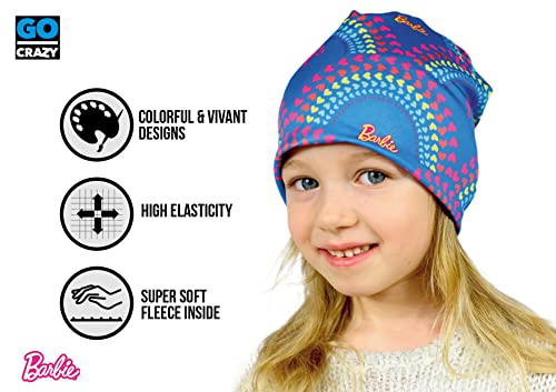 GO CRAZY Berretto Lungo per Bambine Barbie | Cappello Colorato per Ragazze | Morbido Traspirante e Elasticizzato | Taglia Unica 4-8 Anni - Image 4