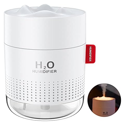 Criacr USB Luftbefeuchter 500ml, Mini Air Humidifier Ultra Cover