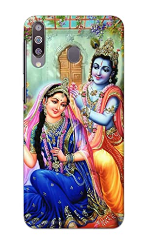 Image of Printed Hard Back Cover Case for Samsung Galaxy M30 Back Cover (Radha Krishna) -1803