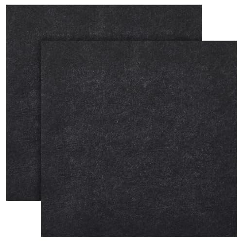 Drydiet 2 Pack Mini Fridge Mat 24''x 24'' Under Washing Machine Pad Under Mini Refrigerator Freezer Protect Non-Slip Backing Floor Pad for Under Sink Cabinet Protection Multifunctional Home Appliance